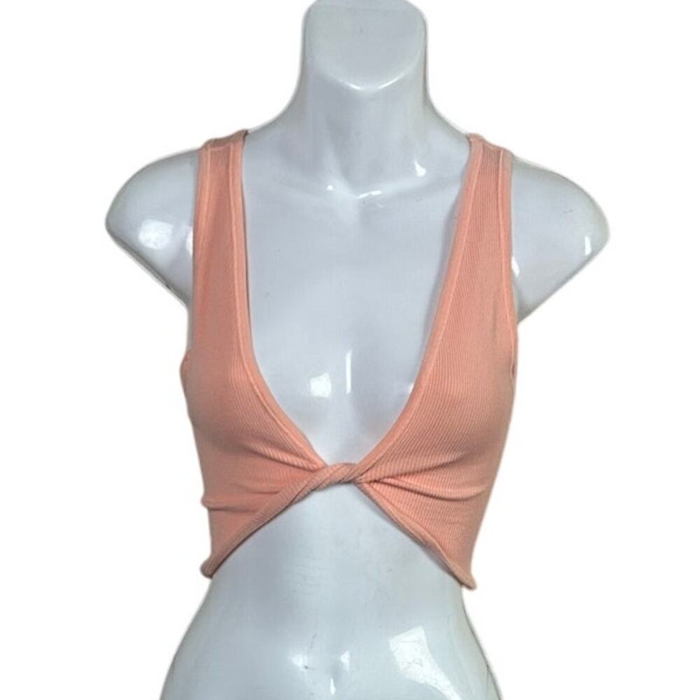 Urban Outfitters Out From Under Wrap It Up Twist Peach Tank Top size XS/S